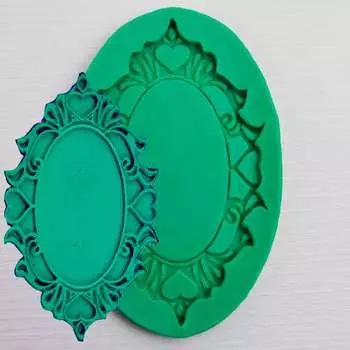 Силиконовый молд Рамка любовь