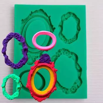 Силиконовый молд Рамки ассорти