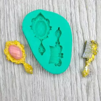 Силиконовый молд Расческа и зеркало