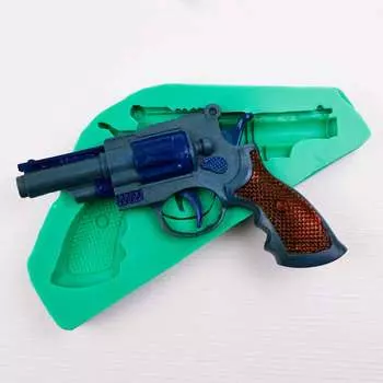 Силиконовый молд Револьвер