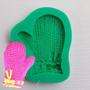 Силиконовый молд Рождественская варежка