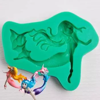 Силиконовый молд Русалочка