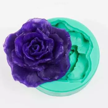 Силиконовый молд Садовая роза большая