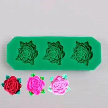 Силиконовый молд Садовые розы