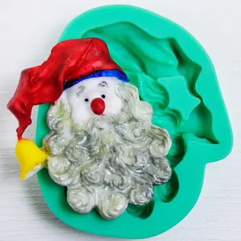 Силиконовый молд Санта