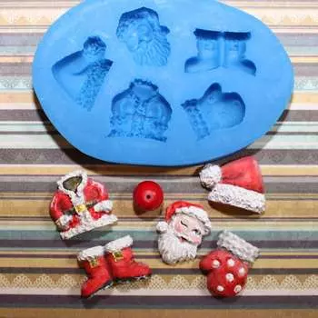Силиконовый молд Санта Клаус