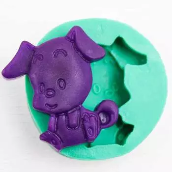 Силиконовый молд щенок