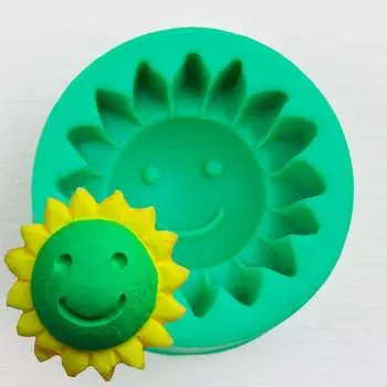 Силиконовый молд Солнце смайлик