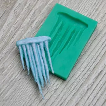 Силиконовый молд Сосульки