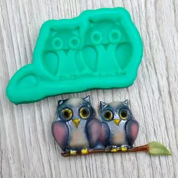 Силиконовый молд Совушки