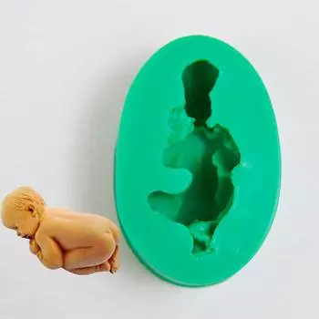 Силиконовый молд Спящий Младенец 2