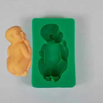 Силиконовый молд Спящий Младенец (большой)