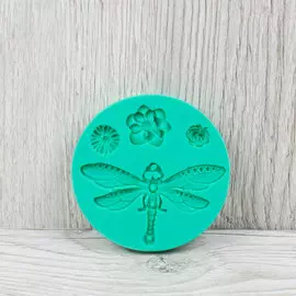 Силиконовый молд Стрекоза