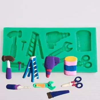 Силиконовый молд Строительные инструменты