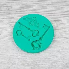 Силиконовый молд Три ключа и замочная скважина