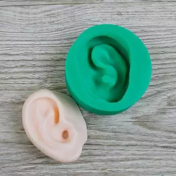 Силиконовый молд Ухо 3D