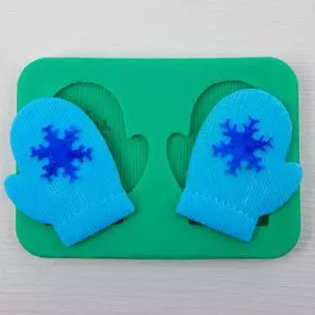 Силиконовый молд Варежки