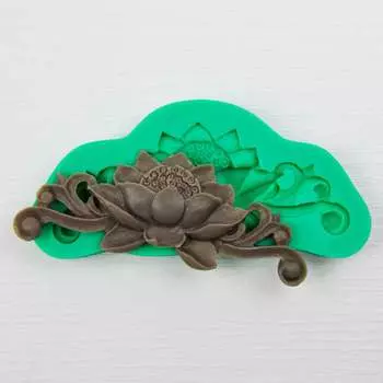 Силиконовый молд Вензель Лилия