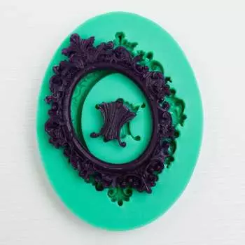 Силиконовый молд Вензель в рамке