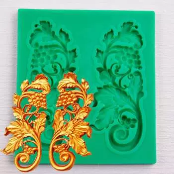 Силиконовый молд Вензеля виноград