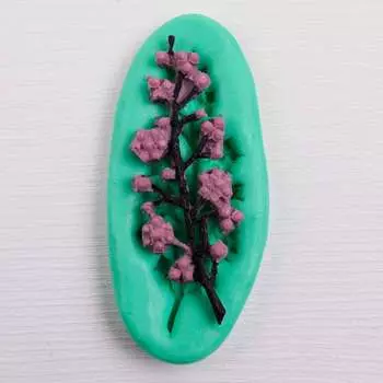 Силиконовый молд Веточка сакуры