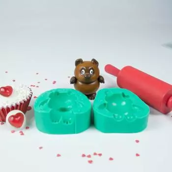 Силиконовый молд Винни Пух 3D