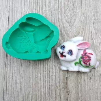 Силиконовый молд Зайчишка