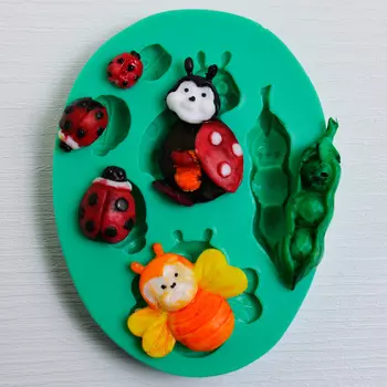 Силиконовый молд Жучки