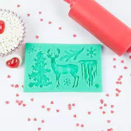 Силиконовый молд Зима в лесу