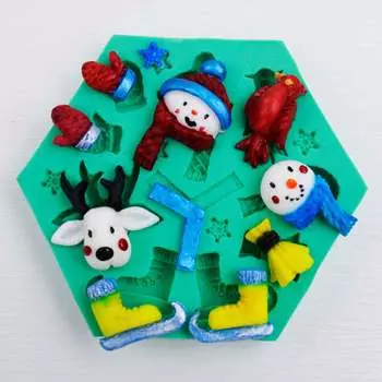 Силиконовый молд Зимняя сказка