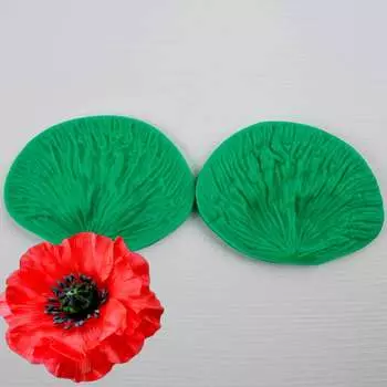 Силиконовый вайнер Лепесток мака большой