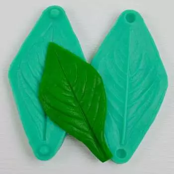 Силиконовый вайнер Лист Георгина 7.5 x 4 см