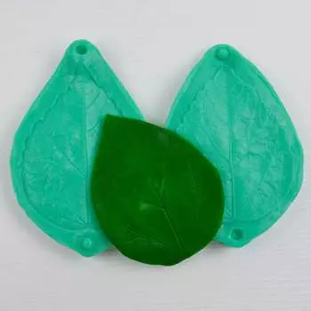 Силиконовый вайнер Лист Гибискуса (большой)