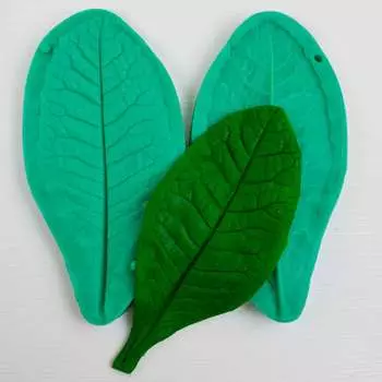 Силиконовый вайнер Лист Примулы (большой)