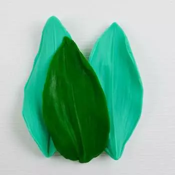 Силиконовый вайнер лист Весенний Ландыш