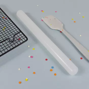 Скалка акриловая кондитерская гладкая 32 см Классика