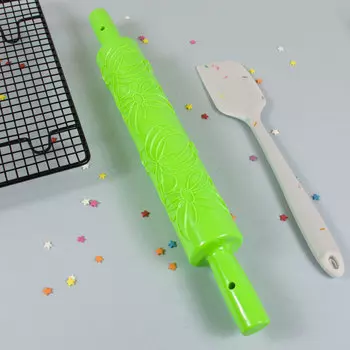 Скалка кондитерская фактурная 37 см Бабочка Красавица