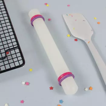 Скалка кондитерская с ограничителями 23 см