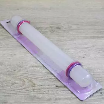 Скалка кондитерская с ограничителями 33 см