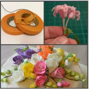 Тейп-лента оранжевая (№316) 1 шт