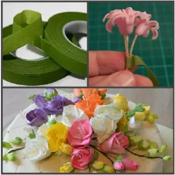 Тейп-лента зеленая-хворост (№321) 1 шт