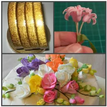 Тейп-лента Золотая 1 шт