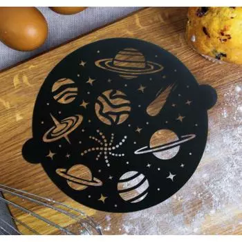 Трафарет кондитерский Космос