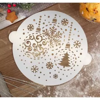 Трафарет кондитерский Новогодние шары