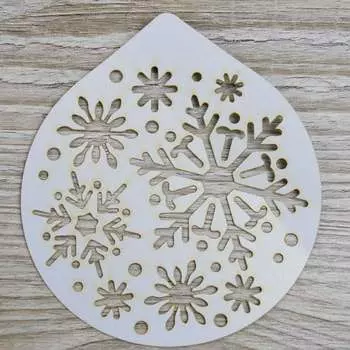 Трафарет кондитерский Снегопад