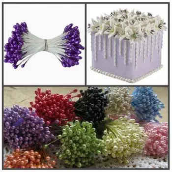 Тычинки для цветов 240 шт Фиолетовые