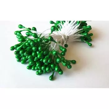 Тычинки для цветов 240 шт Зеленые