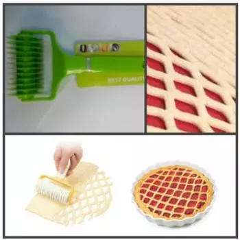 Валик для нарезки решеток из теста Сетка средний