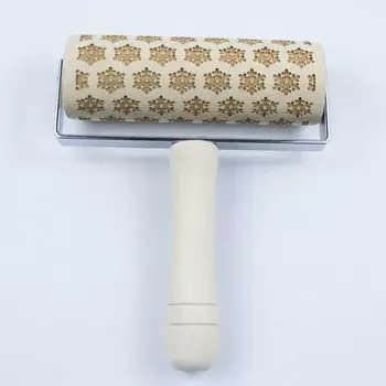 Валик-скалка для теста Снежинки