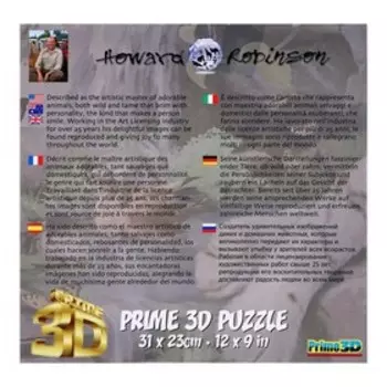3D Пазл «Белые тигры Бенгалии», 100 элементов